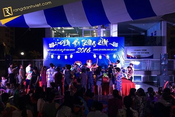 Tổ chức trung thu ở khu phố